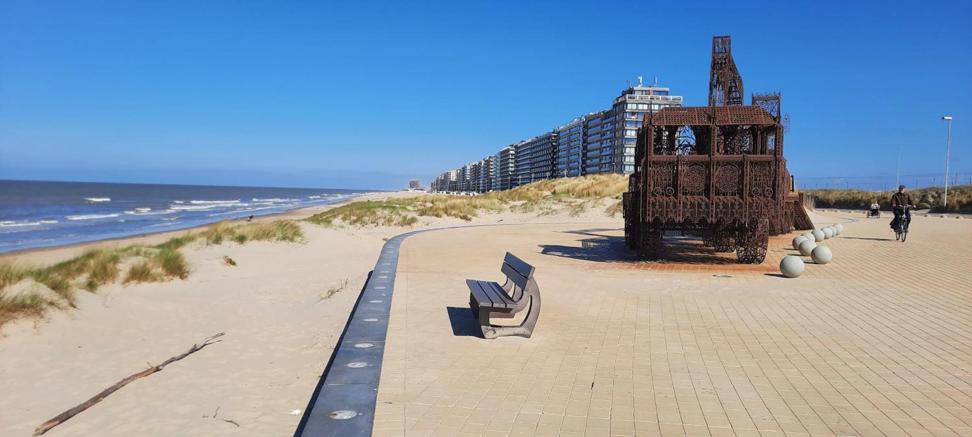 Beachstudio Westende With Sea View Middelkerke Dış mekan fotoğraf